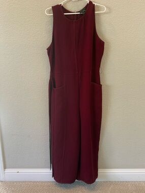 Greylin Sleeveless Jumpsuit in Wine Red